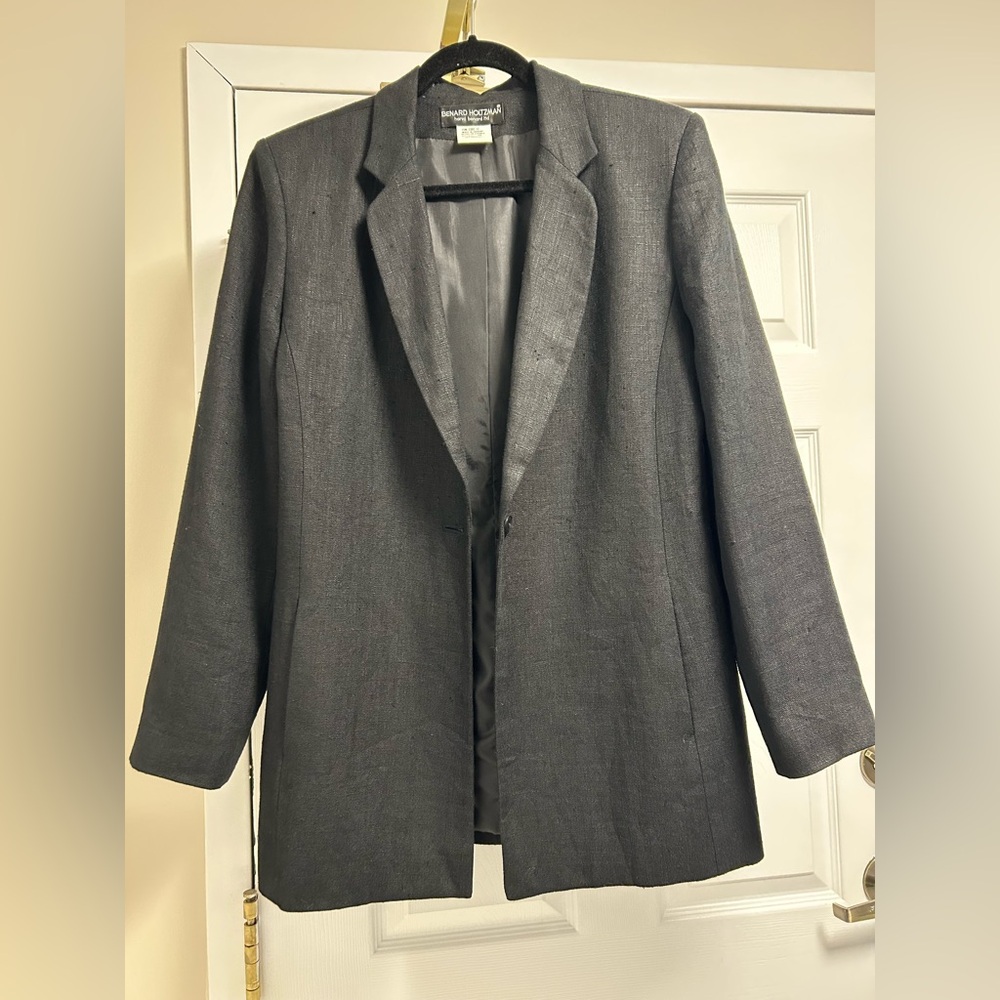 Linen Blazer Jacket Size M